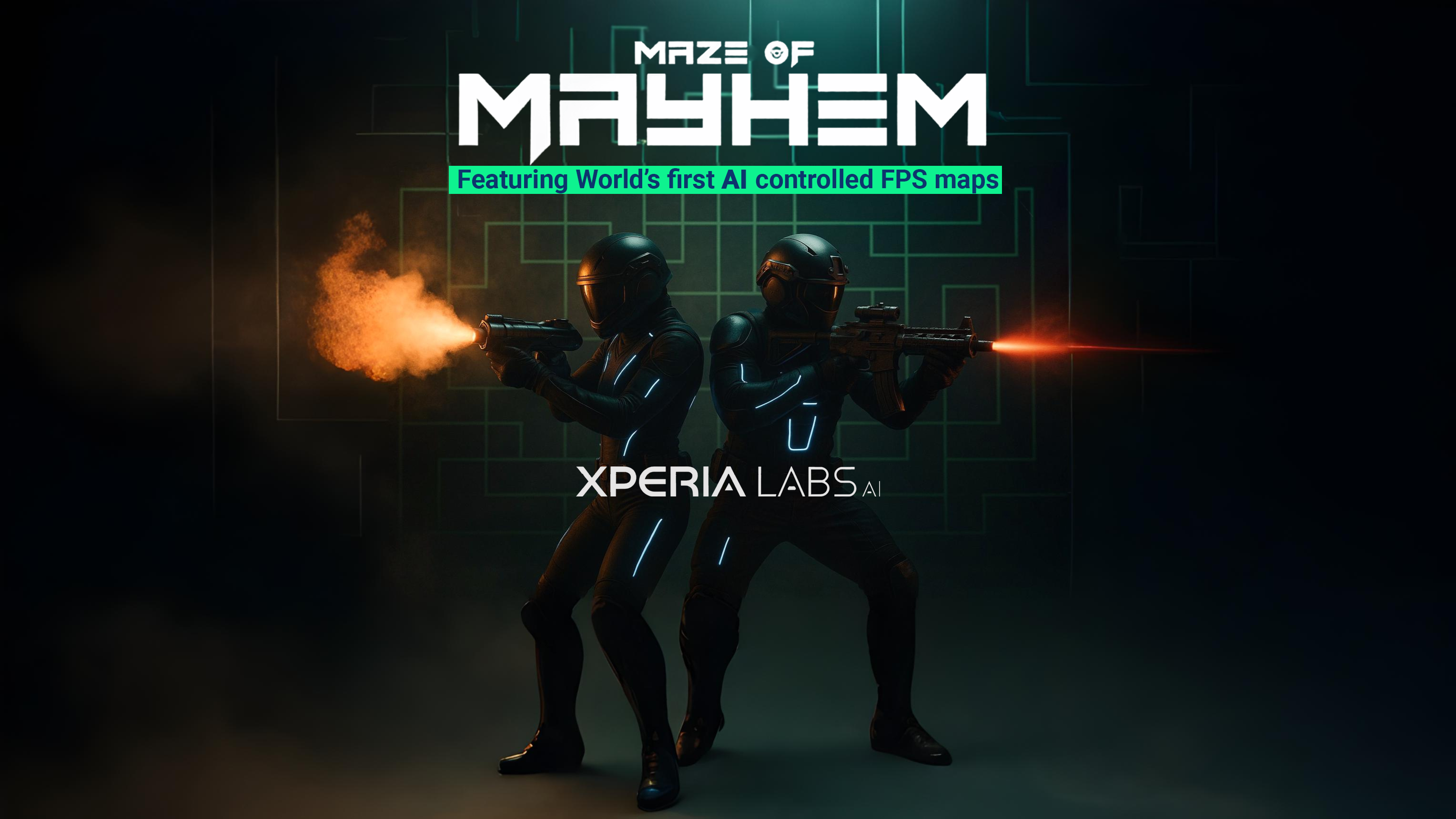 Maze of Mayhem - World's First AI Controlled FPS Maps